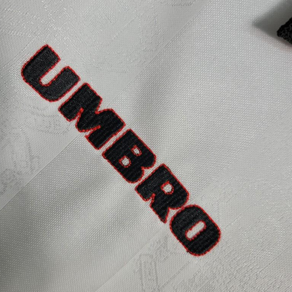 Retro 97-99 Manchester United White Jersey