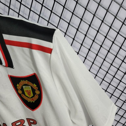 Retro 97-99 Manchester United White Jersey