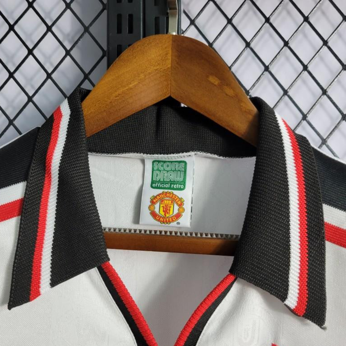 Retro 97-99 Manchester United White Jersey