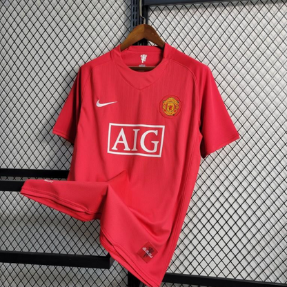 Retro 07-08 Manchester United Home Premier League Jersey