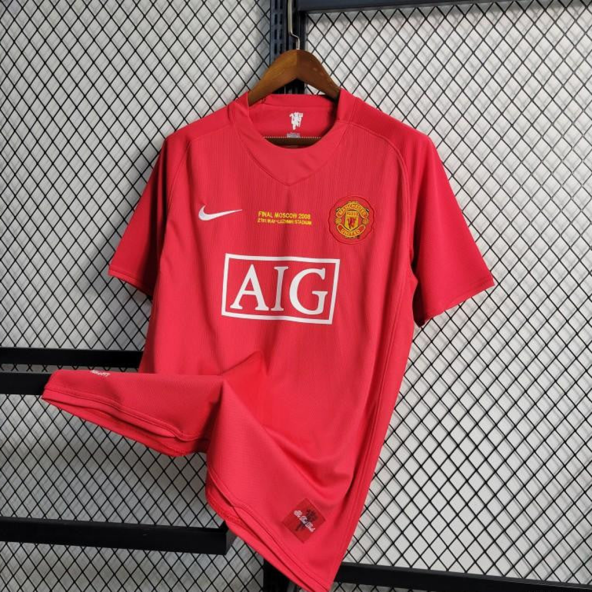 Retro 07-08 Manchester United Champions League Version Home Jersey