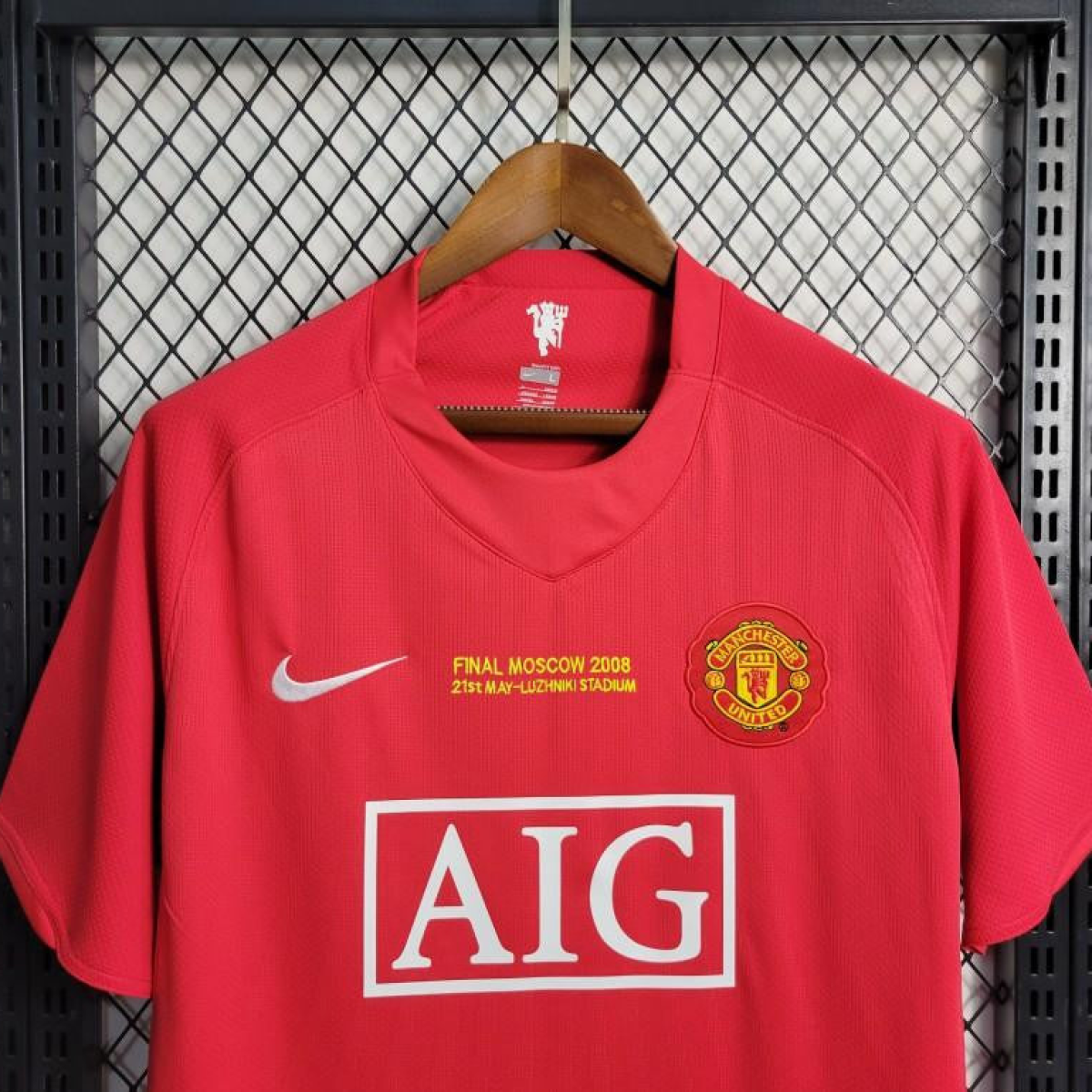 Retro 07-08 Manchester United Champions League Version Home Jersey