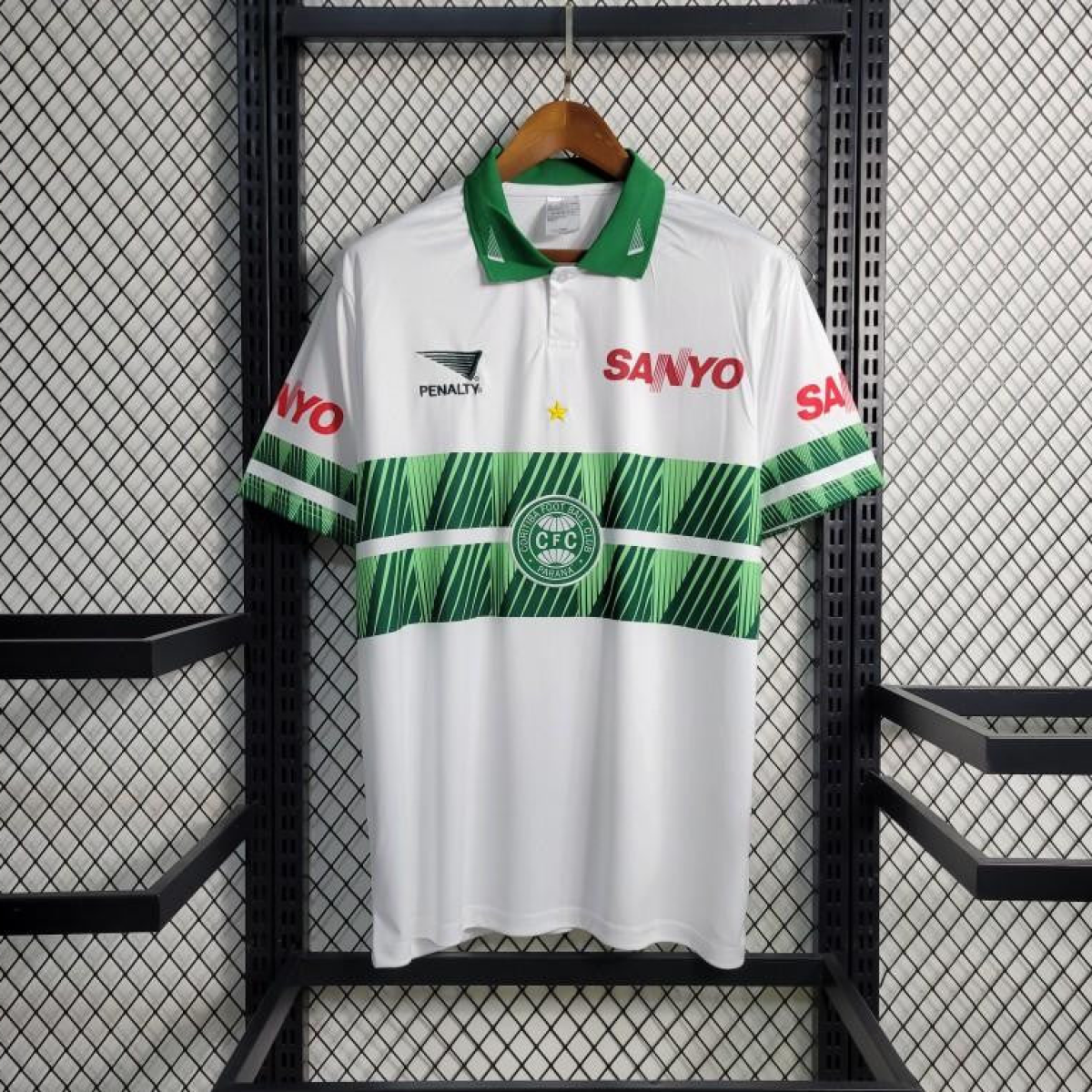 Retro 97-98 Brazil Team Coritiba Home Jersey
