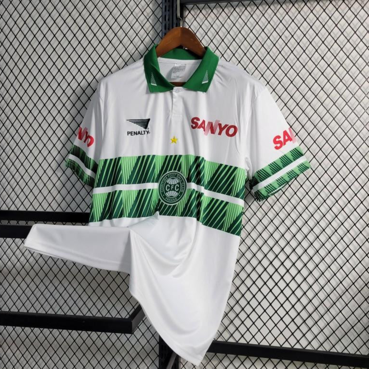 Retro 97-98 Brazil Team Coritiba Home Jersey