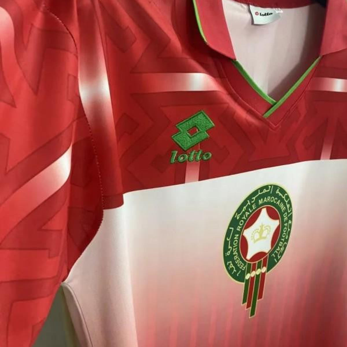 Retro 1994 Morocco Home Red Jersey