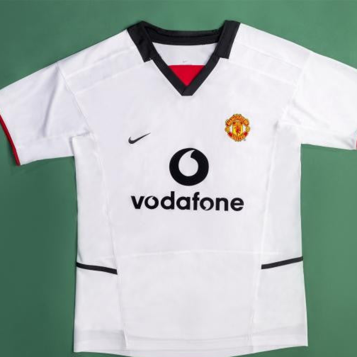 Retro 02/03 Manchester United Third White Soccer Jersey