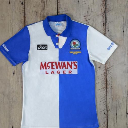 Retro 94/96 Blackburn Rovers Home Soccer Jersey
