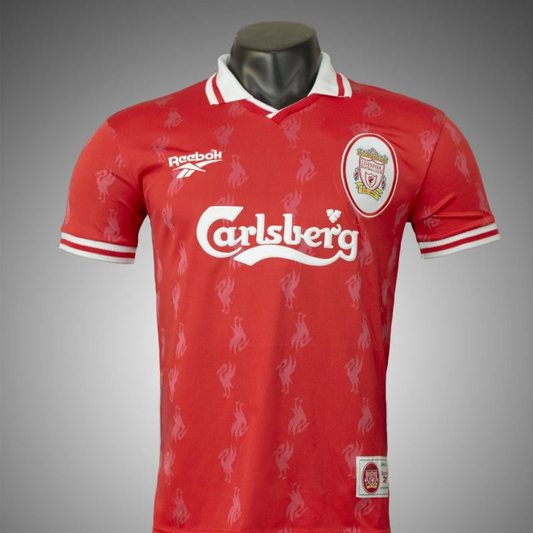 Retro 96/98 Liverpool Home Soccer Jersey