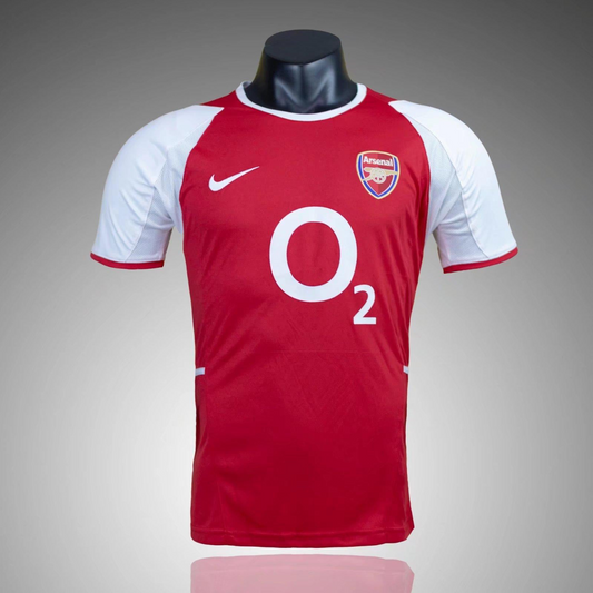 Retro 02/04 Arsenal Home Soccer Jersey