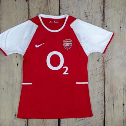 Retro 02/04 Arsenal Home Soccer Jersey