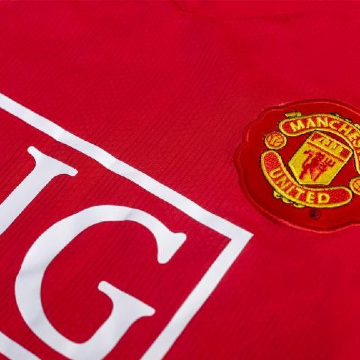 Retro 07/08 Manchester United Home Soccer Jersey