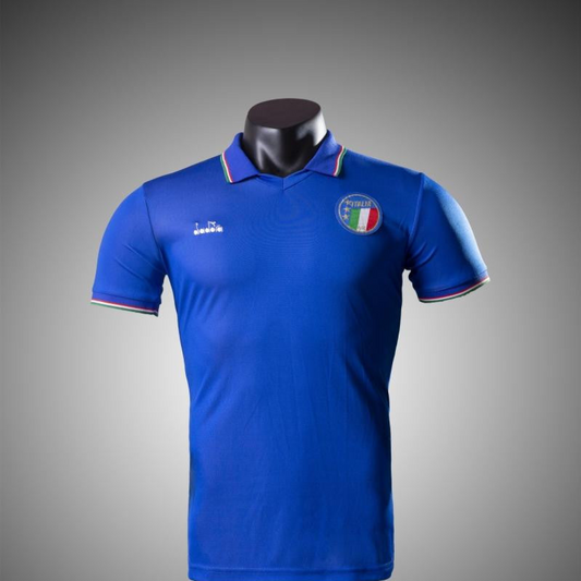 Retro 1990 Italy Home Soccer Jersey