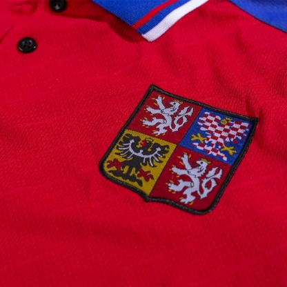 Retro 1996 Czech Republic Home Soccer Jersey