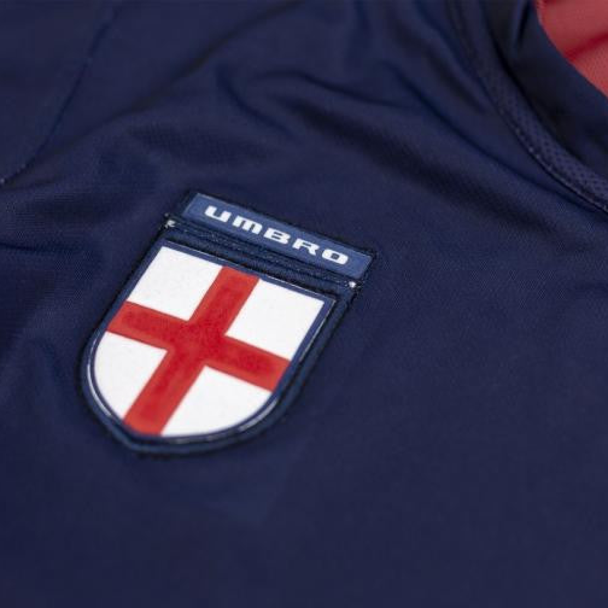 Retro 2002 England Away Reversible (Red/Navy) Soccer Jersey