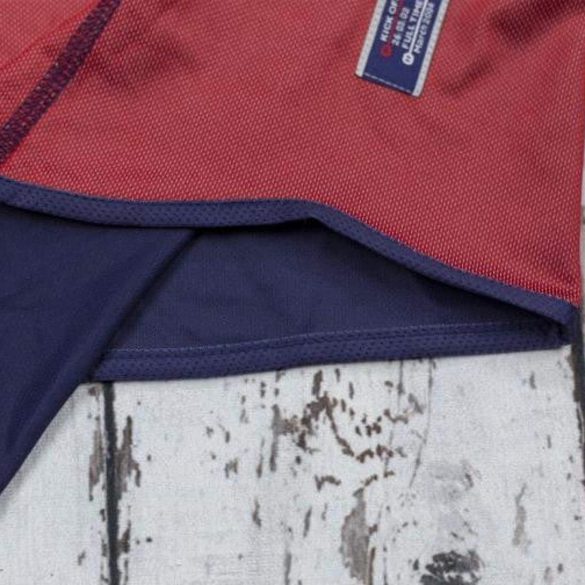 Retro 2002 England Away Reversible (Red/Navy) Soccer Jersey