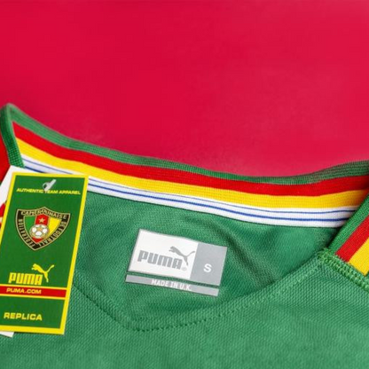 Retro 2002 Cameroon Home Soccer Jersey