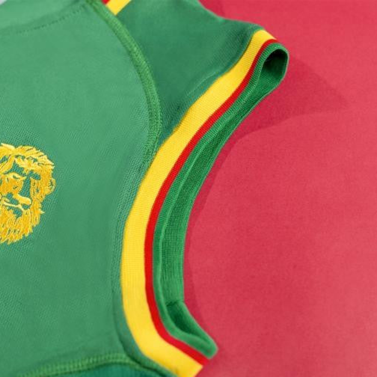 Retro 2002 Cameroon Home Soccer Jersey