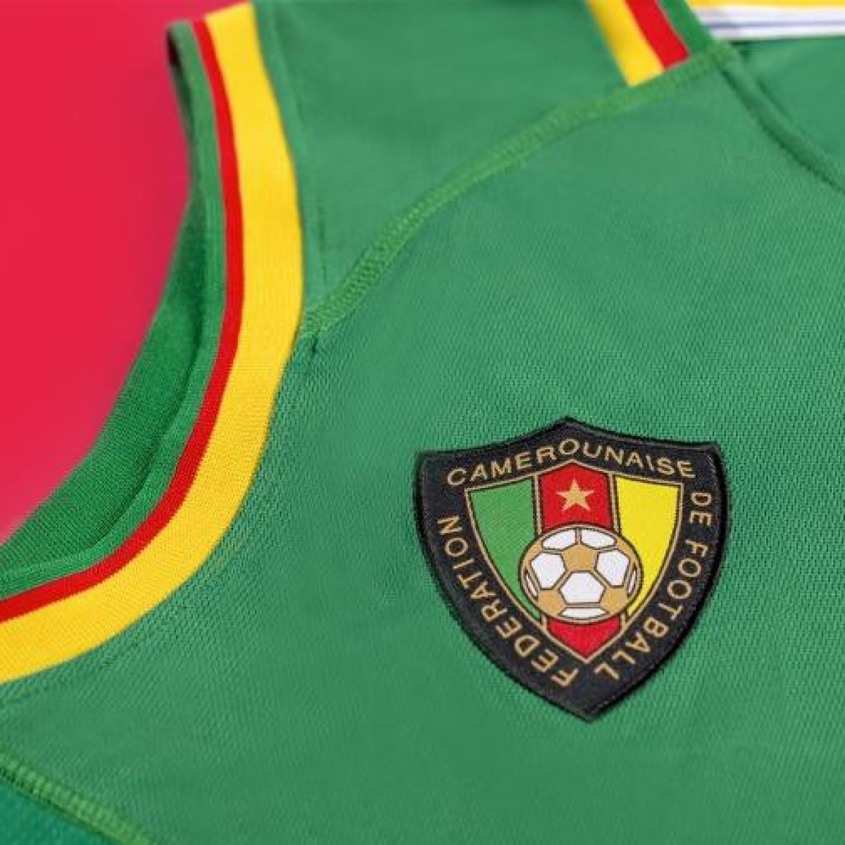 Retro 2002 Cameroon Home Soccer Jersey