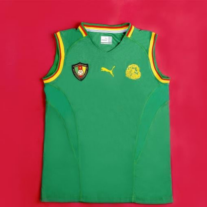 Retro 2002 Cameroon Home Soccer Jersey