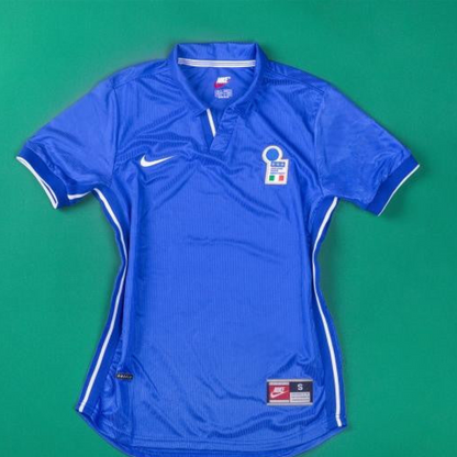 Retro 1998 Italy Home Soccer Jersey