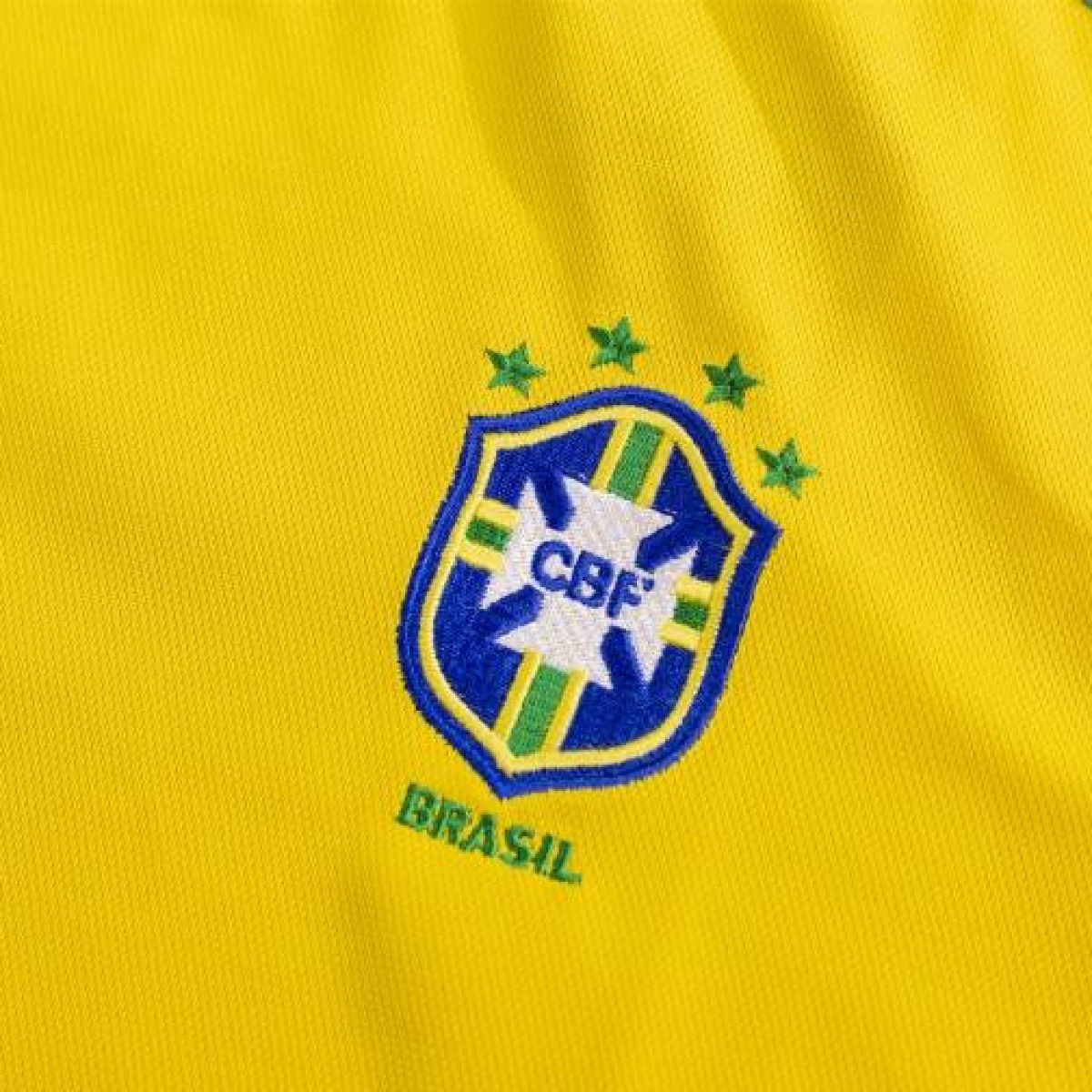 Retro 1998 Brazil Home Soccer Jersey