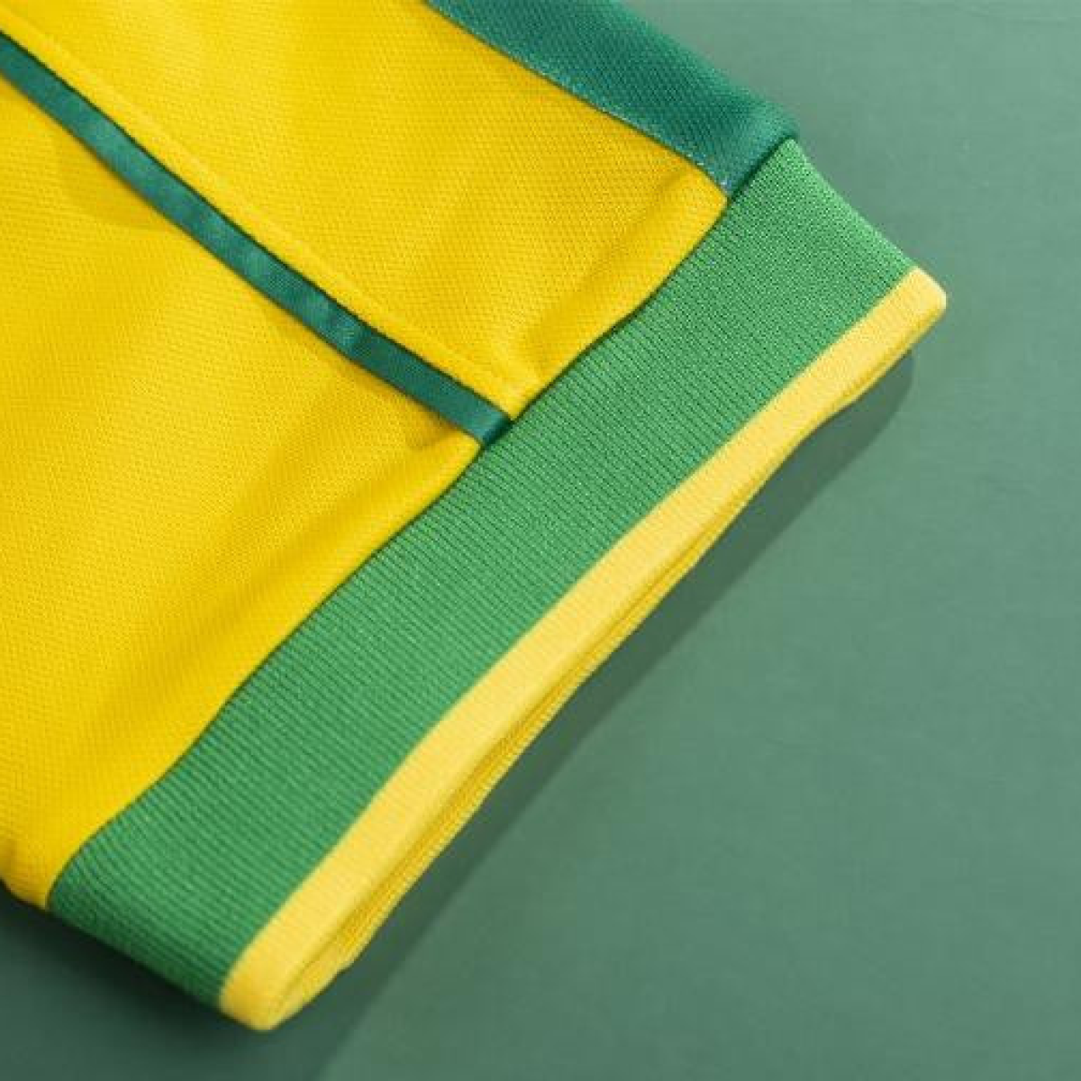 Retro 1998 Brazil Home Soccer Jersey