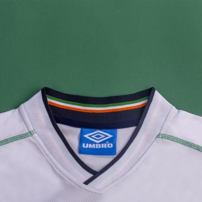 Retro 2002 Ireland Away Soccer Jersey