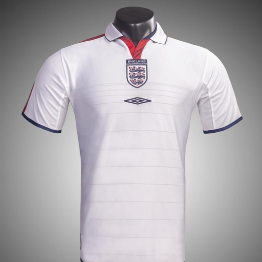 Retro 2004 England Home Soccer Jersey