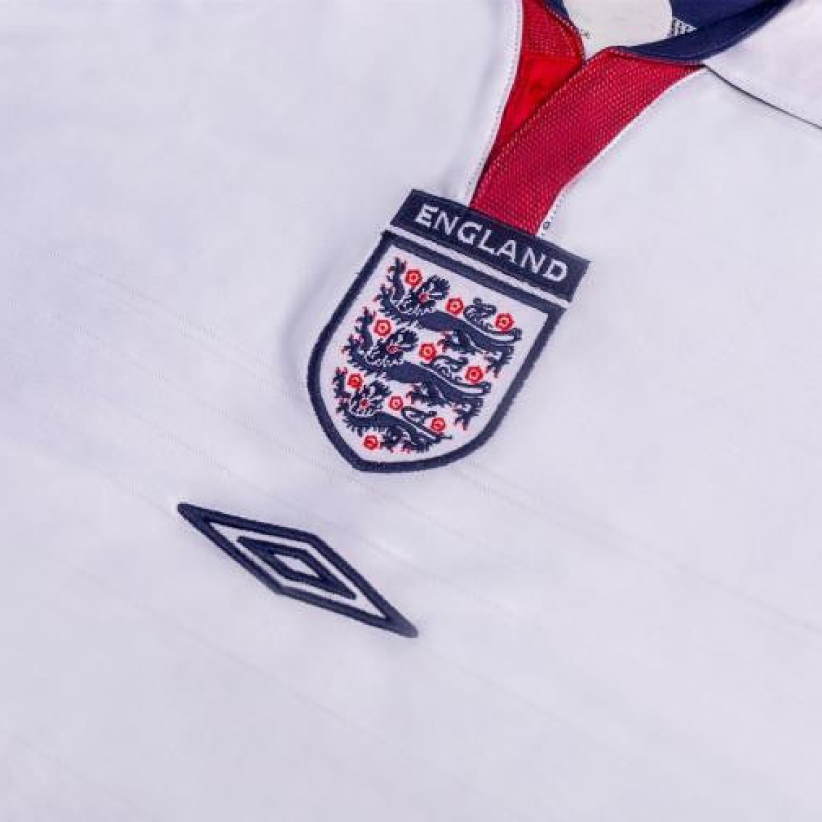 Retro 2004 England Home Soccer Jersey
