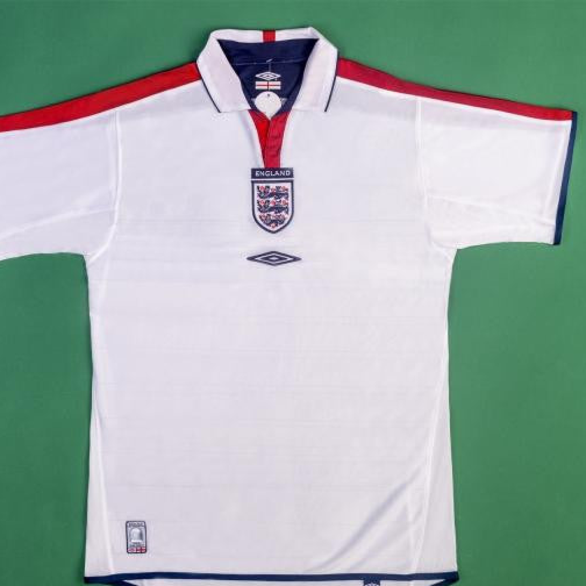 Retro 2004 England Home Soccer Jersey
