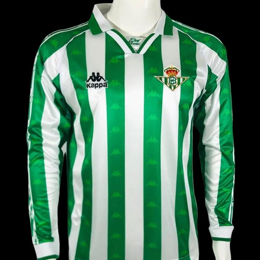 Retro 95/96 Real Betis Home Long Sleeve Jersey