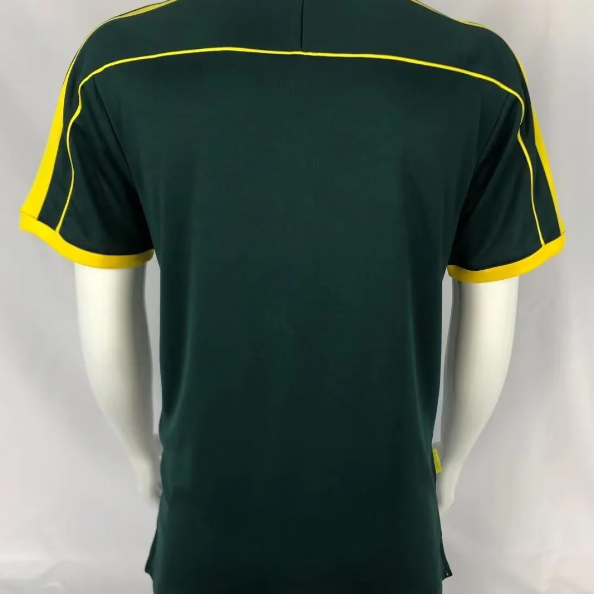 Retro 1998 Brazil Green Goalkeeper Jersey