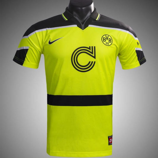 RETRO 96/97 Dortmund Champions League Home Soccer Jersey