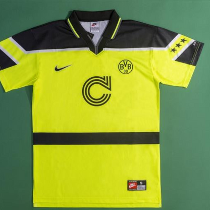 RETRO 96/97 Dortmund Champions League Home Soccer Jersey