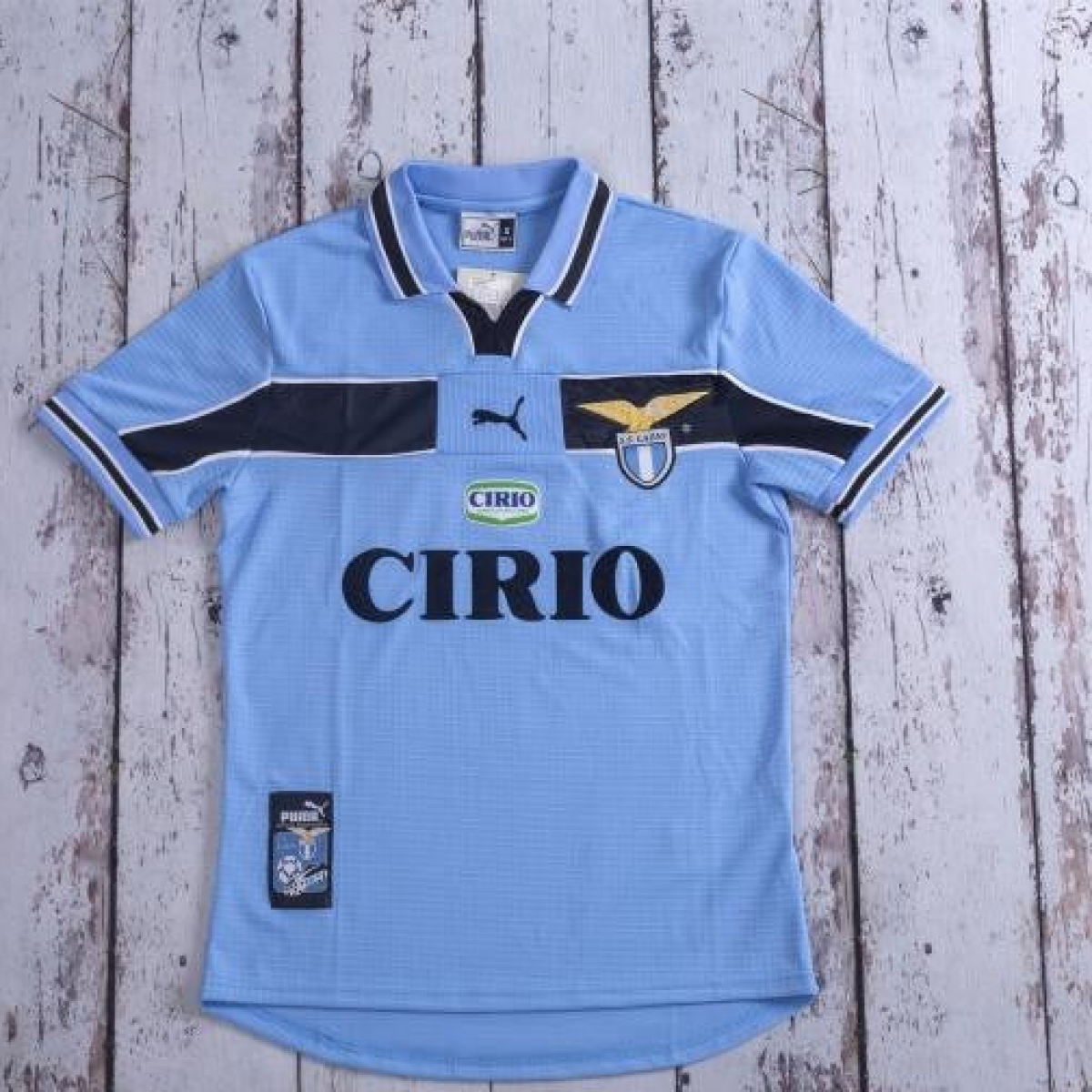 RETRO 98/00 Lazio Home Soccer Jersey