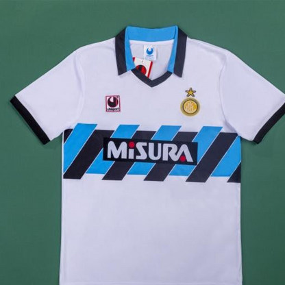 RETRO 90/91 Inter Away Soccer Jersey