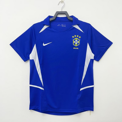 Retro 2002 Brazil Away Soccer Jersey