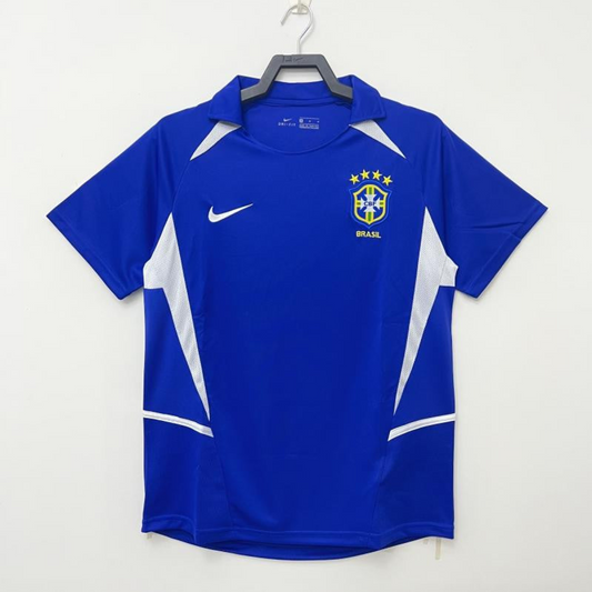 Retro 2002 Brazil Away Soccer Jersey