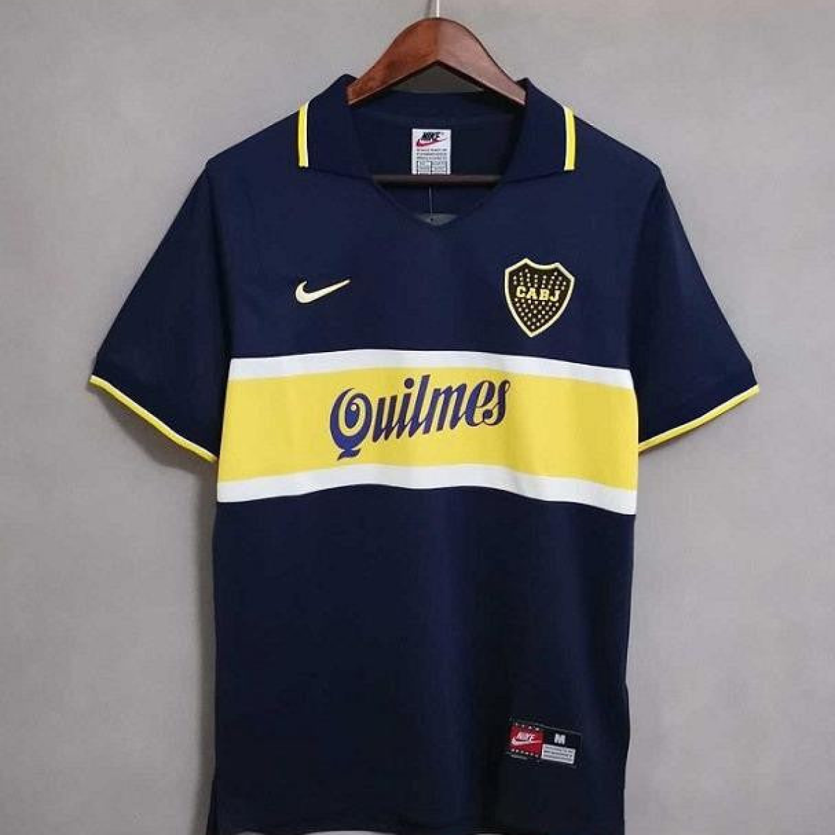 Retro 96/97 Boca Juniors Home Soccer Jersey