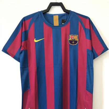 Retro 05/06 Barcelona Home League Version Soccer Jersey