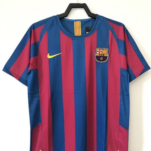 Retro 05/06 Barcelona Home League Version Soccer Jersey