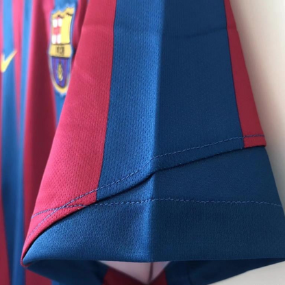 Retro 05/06 Barcelona Home League Version Soccer Jersey