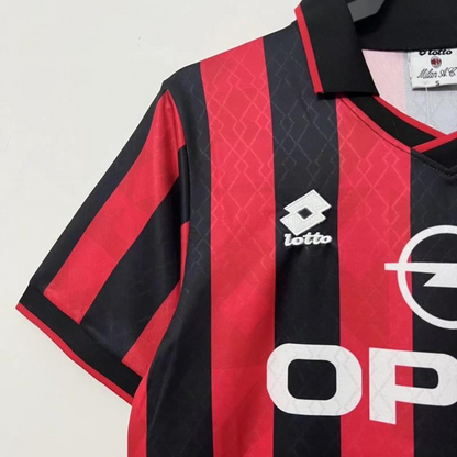 Retro 95/96AC Milan Home Soccer Jersey