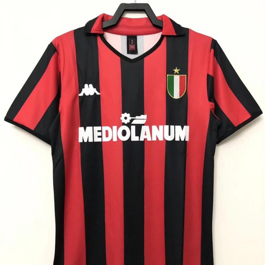 Retro 88/89AC Milan Home Soccer Jersey