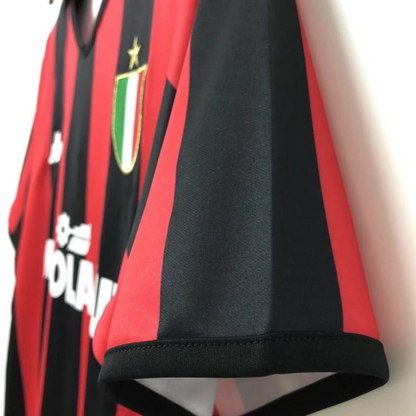 Retro 88/89AC Milan Home Soccer Jersey