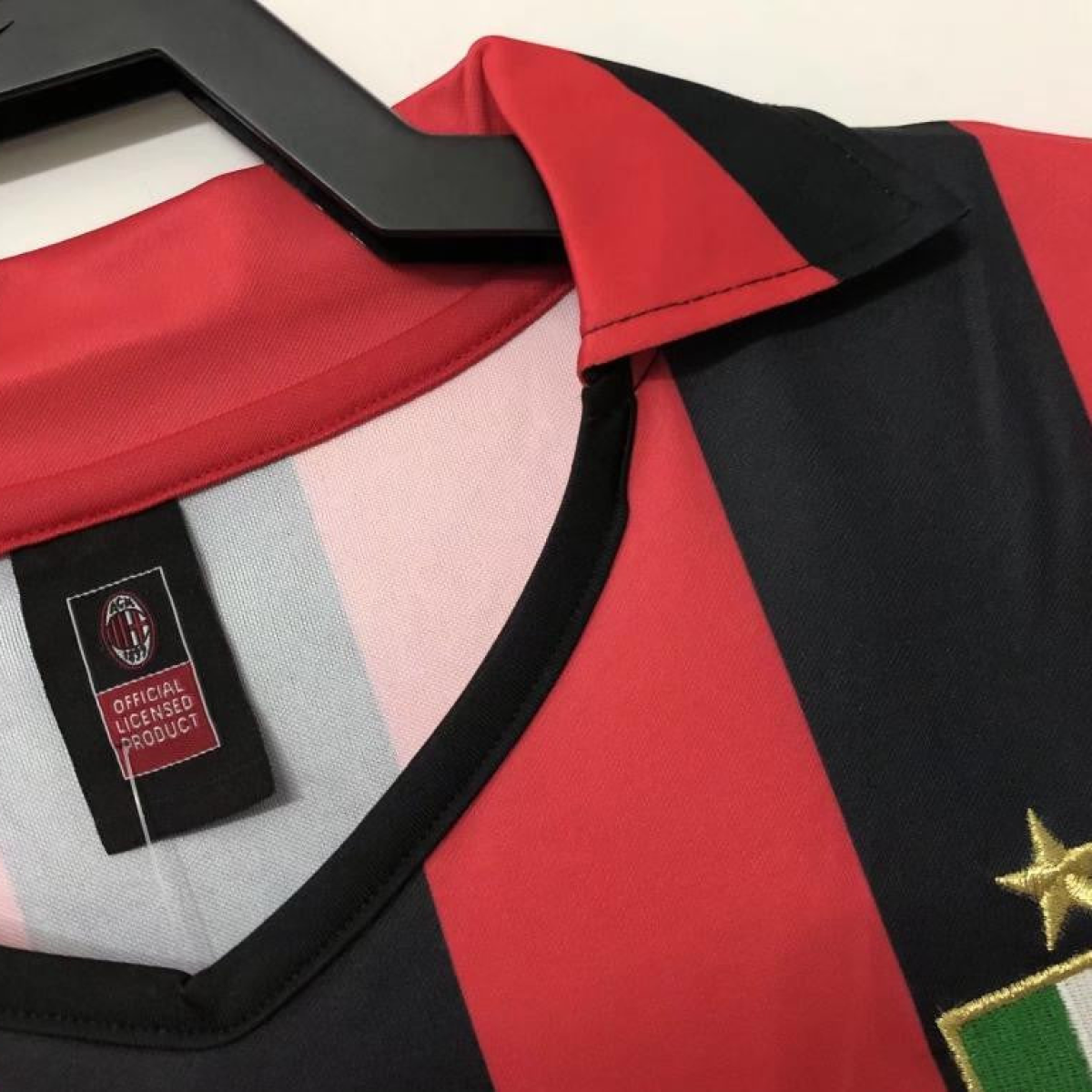 Retro 88/89AC Milan Home Soccer Jersey