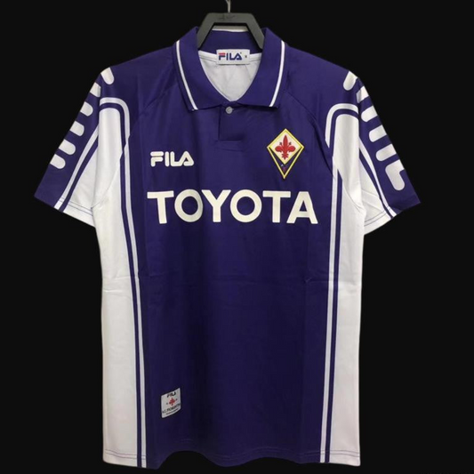 Retro 99/00 Fiorentina Home Soccer Jersey
