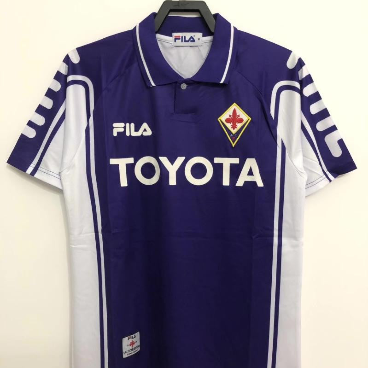 Retro 99/00 Fiorentina Home Soccer Jersey