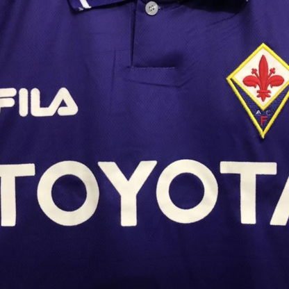 Retro 99/00 Fiorentina Home Soccer Jersey