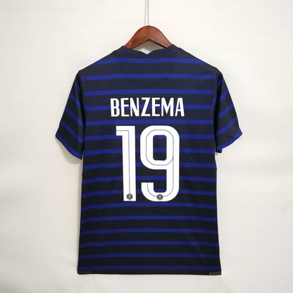Retro 2020 France Benzema Jersey